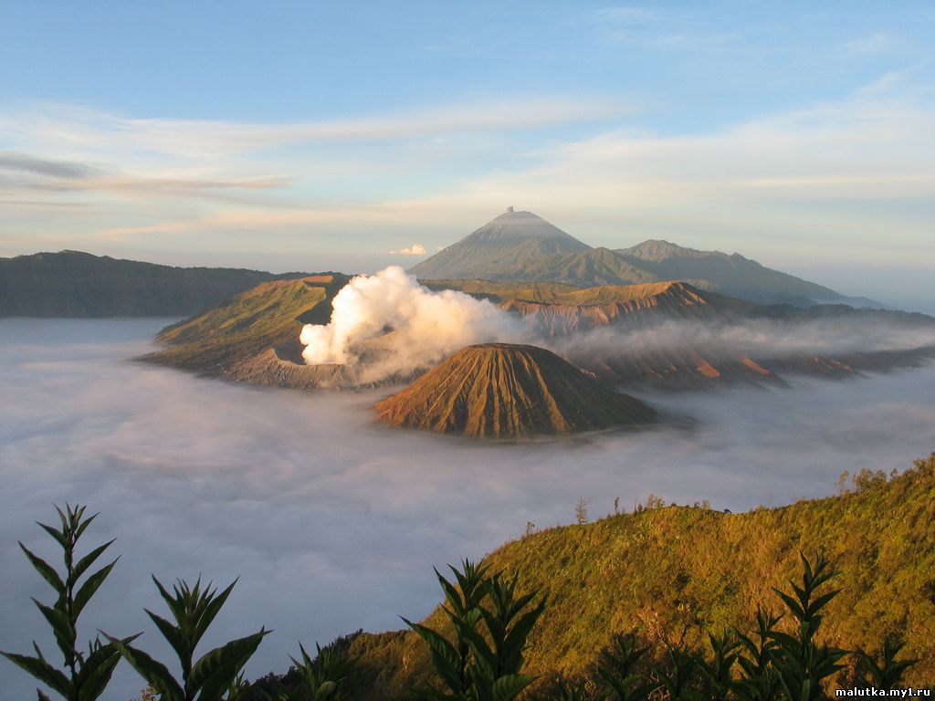вулканы индонезии